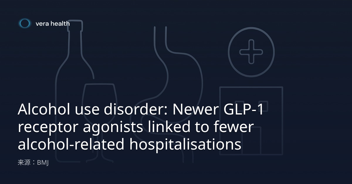 glp 1 agonist and alcohol use disorder GLP-1s Hold Promise as Treatment for Alcohol use disorder: Newer GLP-1