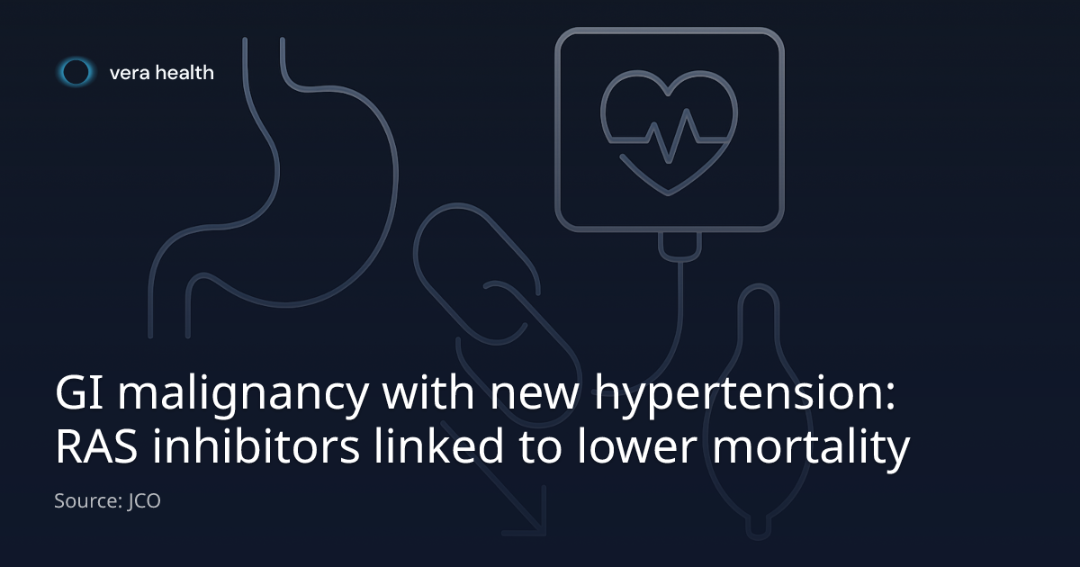 GI malignancy with new hypertension: RAS inhibitors linked to lower ...