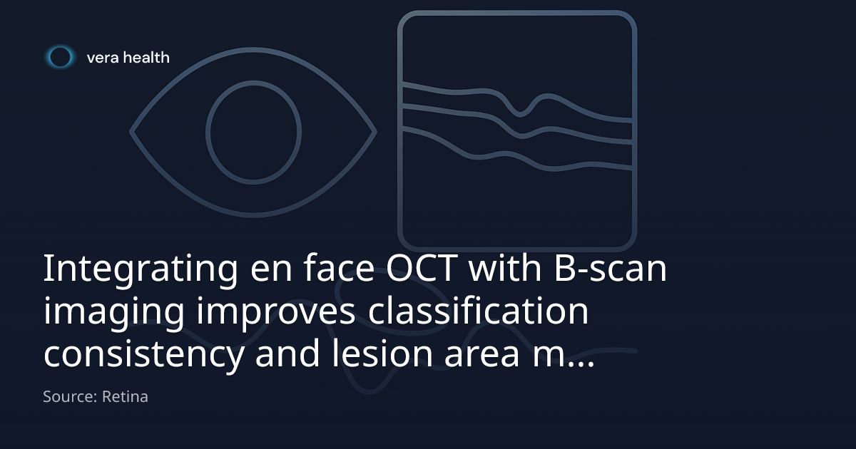 Integrating en face OCT with B-scan imaging improves classification ...