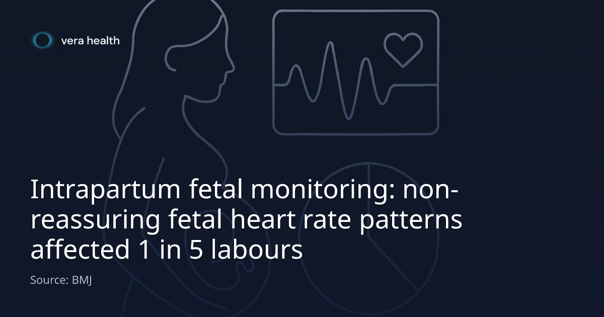 Intrapartum fetal monitoring: non-reassuring fetal heart rate patterns ...