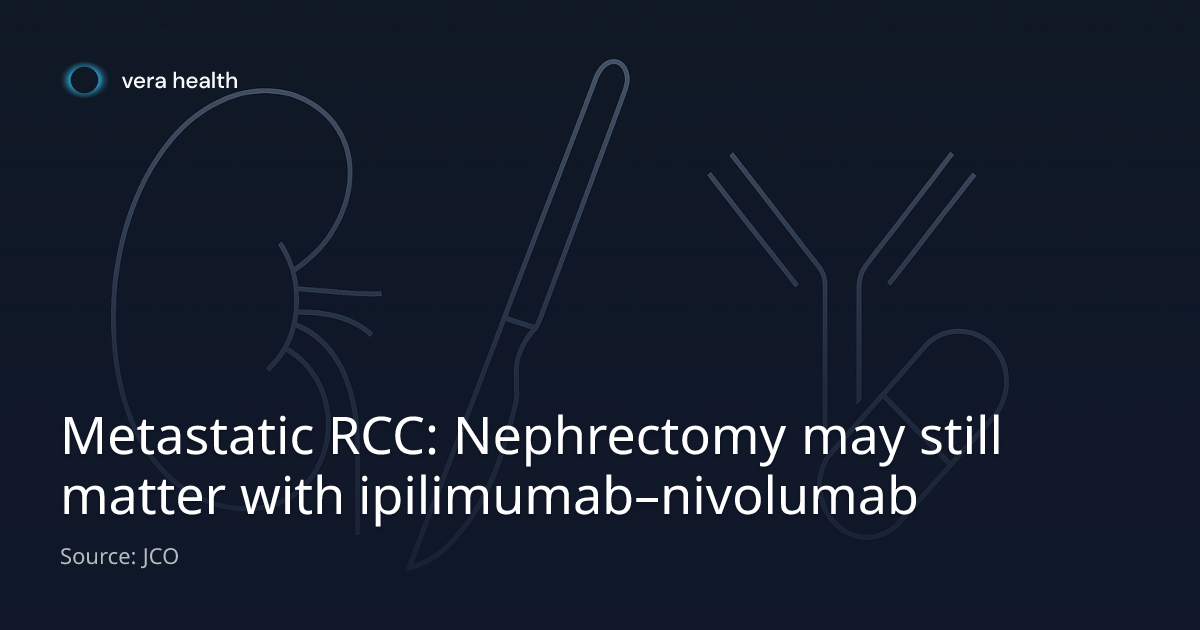 Metastatic RCC: Nephrectomy may still matter with ipilimumab–nivolumab ...