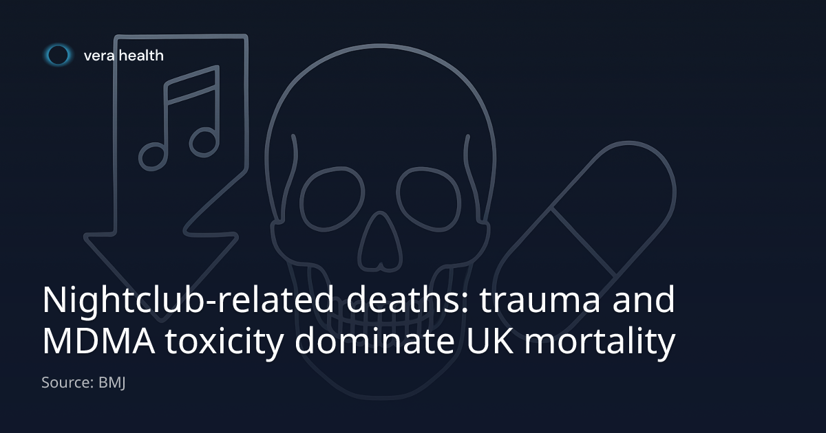 Nightclub-related deaths: trauma and MDMA toxicity dominate UK ...