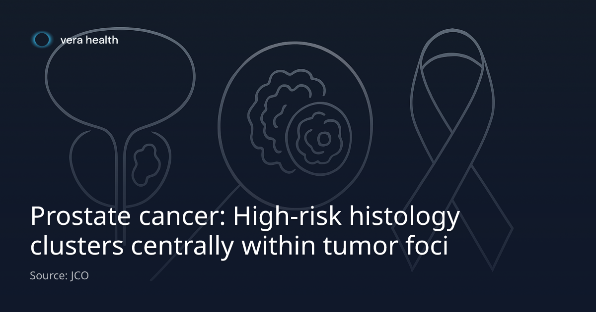 Prostate cancer: High-risk histology clusters centrally within tumor ...